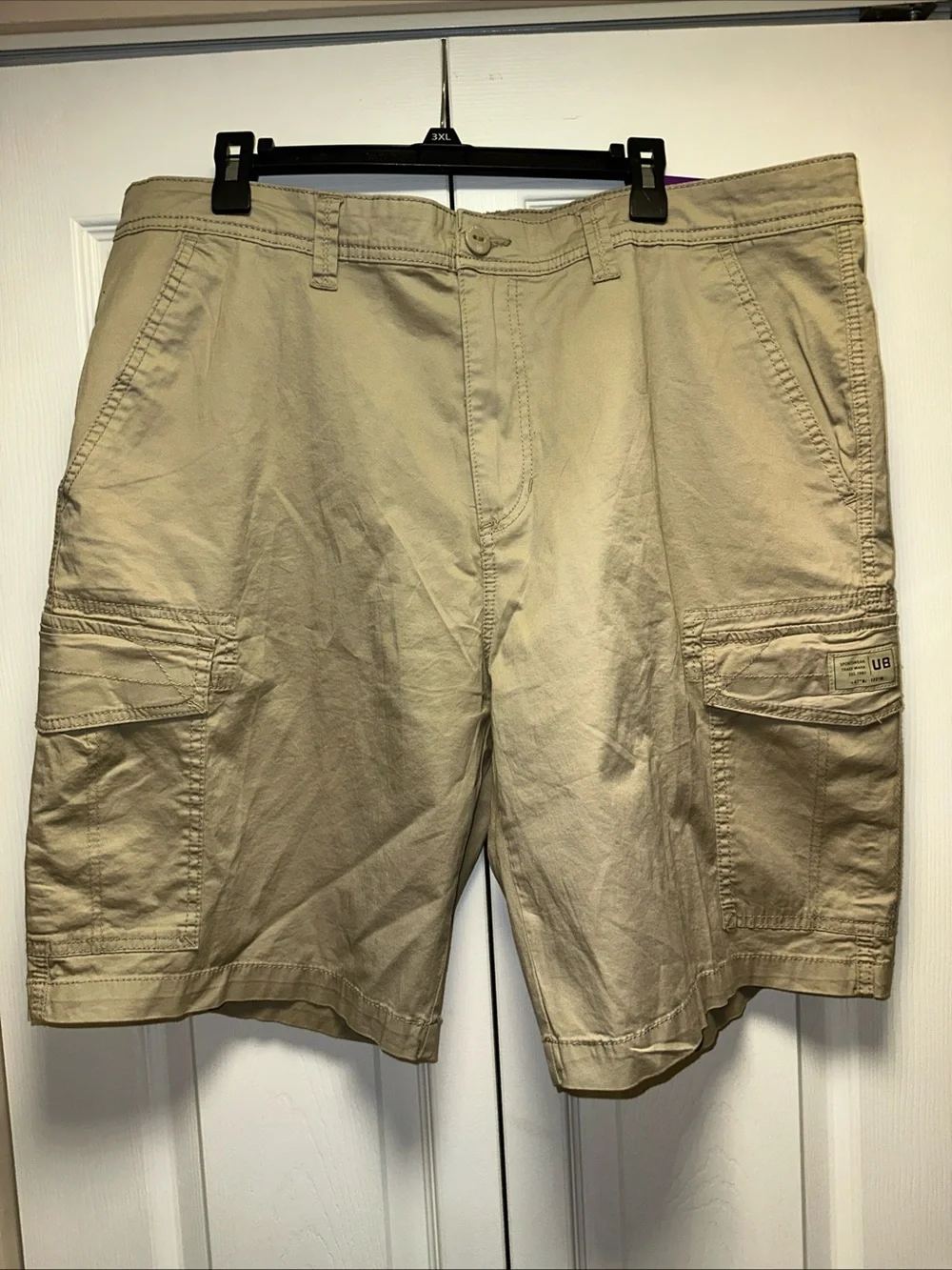 UNIONBAY Tan Men's Cargo Shorts with Side Pockets